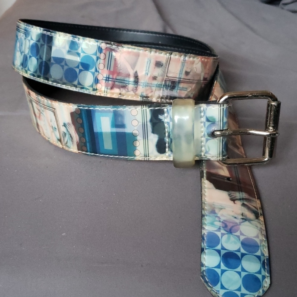 Holographic Belt with 50's Girls